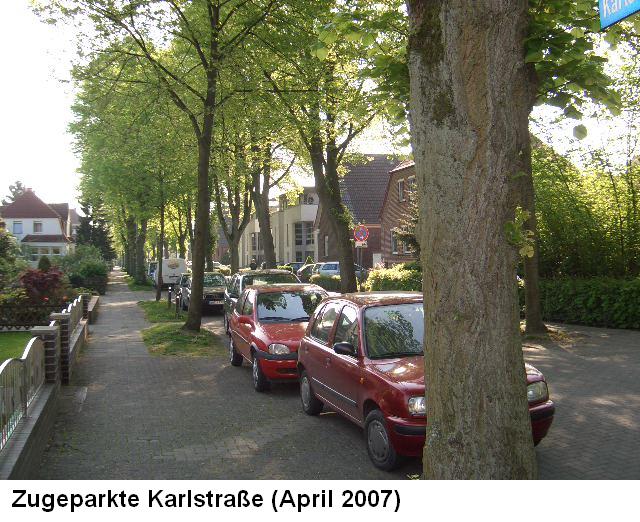 Parken auf der Karlstraße